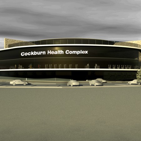 cockburn health complex commercial architecture, western australian architects building design